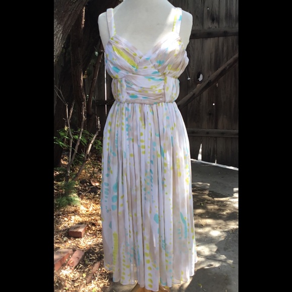 W118 by Walter Baker Dresses & Skirts - Mid calf water color print dress W118 Walter Baker
